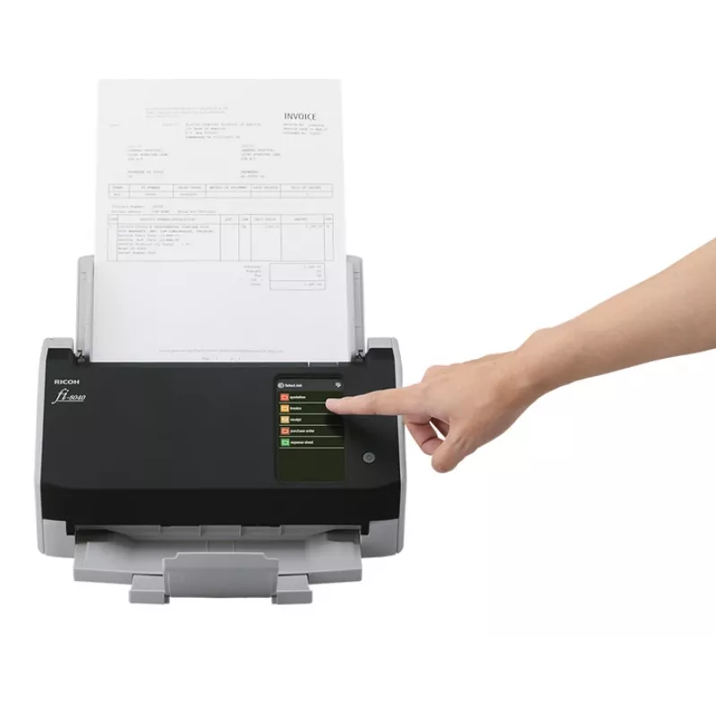 Ricoh fi-8040 ADF + rankinis padavimas skaitytuvas 600 x 600 DPI A4 juoda, pilka