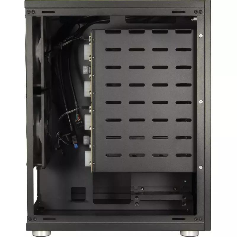 HDD korpusas Inter-Tech NAS-8 2,5/3,5 col. juodas