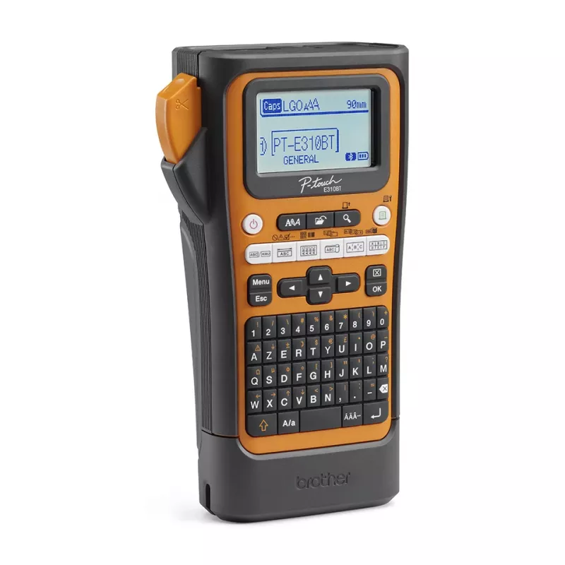 Brother PT-E310BTVP etikečių spausdintuvas, terminis perdavimas, 180 x 180 DPI, 20 mm/s, laidinis ir belaidis, HSE/TZe, Bluetooth, QWERTY