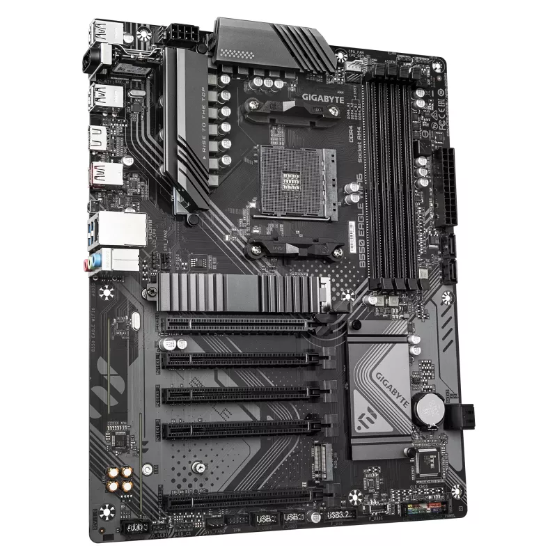 Motininė plokštė GIGABYTE B550 EAGLE WIFI6 ATX, AMD B550, lizdas AM4, DDR4, 4x DIMM, 2x M.2, Wi‑Fi 6, Bluetooth 5.3