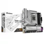 GIGABYTE B650M AORUS ELITE AX ICE pagrindinė plokštė – AMD Ryzen 9000 serijos procesoriams, 12+2+2 fazių VRM, iki 8000MHz DDR5 (OC), 1xPCIe 5.0 + 1xPCIe 4.0 M.2, 2.5GbE LAN, WIFI 6E, USB 3.2 Gen 2x2