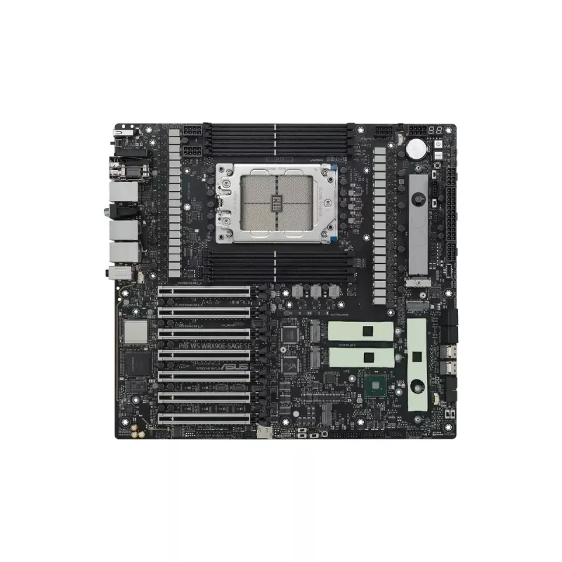 Motininė plokštė ASUS PRO WS WRX90E-SAGE SE, AMD WRX90, lizdas sTR5, EEB, 8x DDR5 DIMM, 7x PCIe x16 GEN5, 4x M.2, 2x USB4 GEN3X2