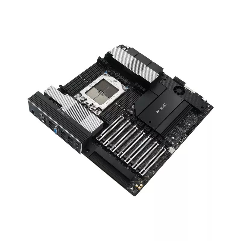 Motininė plokštė ASUS PRO WS WRX90E-SAGE SE, AMD WRX90, lizdas sTR5, EEB, 8x DDR5 DIMM, 7x PCIe x16 GEN5, 4x M.2, 2x USB4 GEN3X2