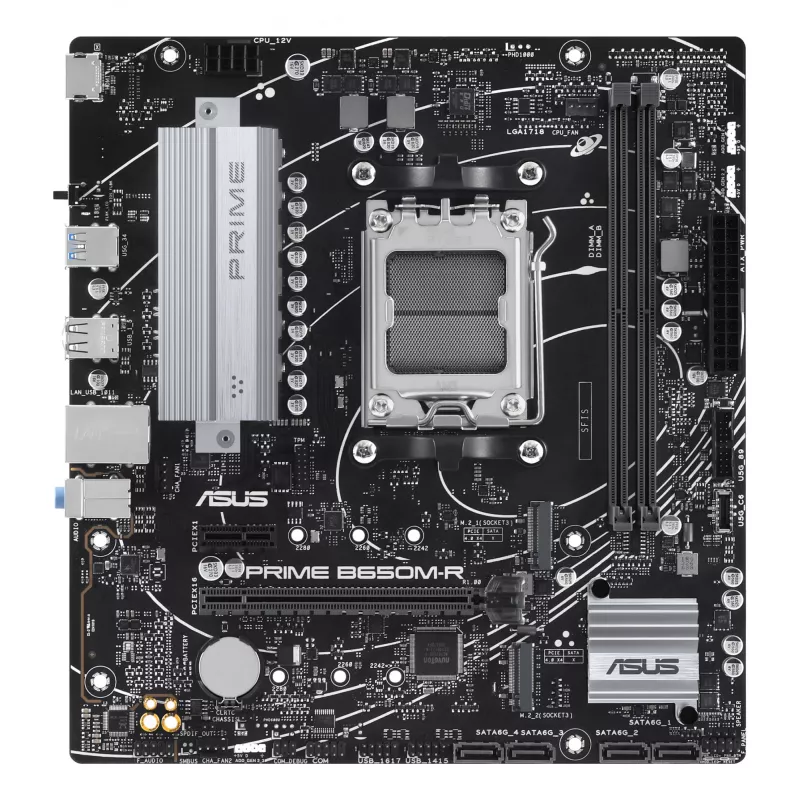 ASUS PRIME B650M-R AMD B650 Socket AM5 micro ATX pagrindinė plokštė