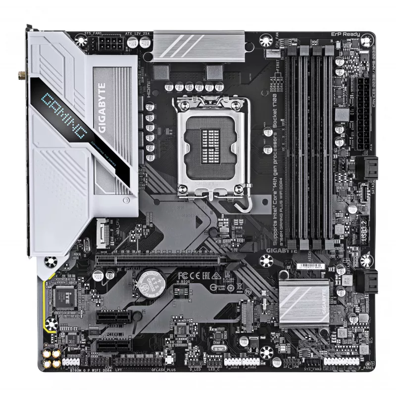 GIGABYTE B760M GAMING PLUS WIFI DDR4 pagrindinė plokštė