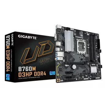 Pagrindinė plokštė GIGABYTE B760M D3HP DDR4, Intel LGA 1700, Micro ATX