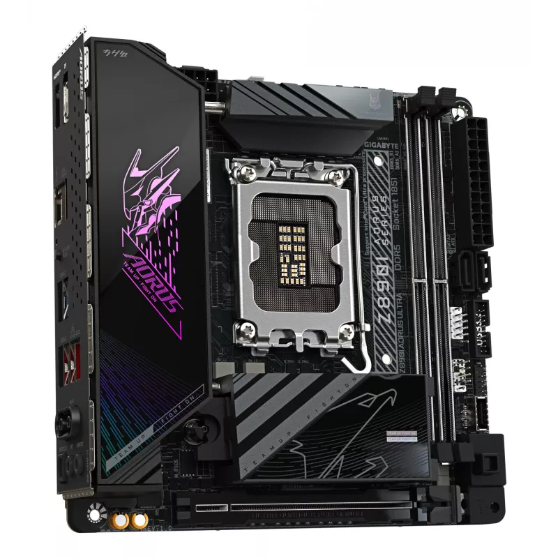 Motininė plokštė GIGABYTE Z890I AORUS ULTRA, Intel mikroschemų rinkinys, LGA 1851, mini ITX