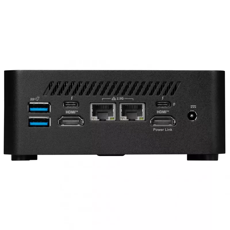 MSI Cubi NUC 1MG-008BDE 0,84 l talpos mini kompiuteris, juodas, Intel SoC 120U