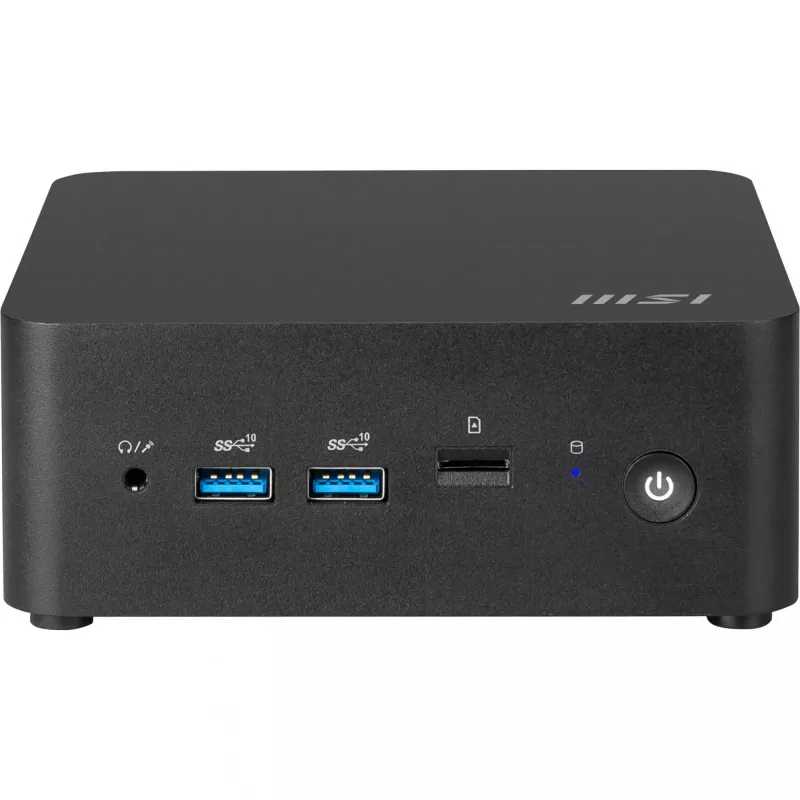 MSI Cubi NUC 1MG-008BDE 0,84 l talpos mini kompiuteris, juodas, Intel SoC 120U