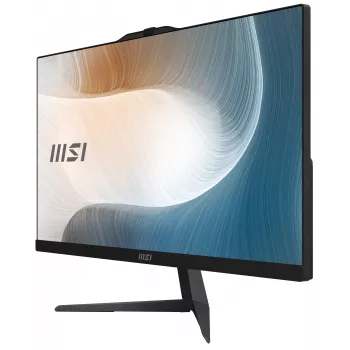 MSI Modern AM242P 1M-1204DE All-in-One kompiuteris, Intel Core 3 100U, 60,5 cm (23,8 colio) 1920 x 1080 pikselių, 16 GB DDR5-SDRAM, 256 GB SSD, Windows 11 Pro, Wi-Fi 6E (802.11ax), juodas