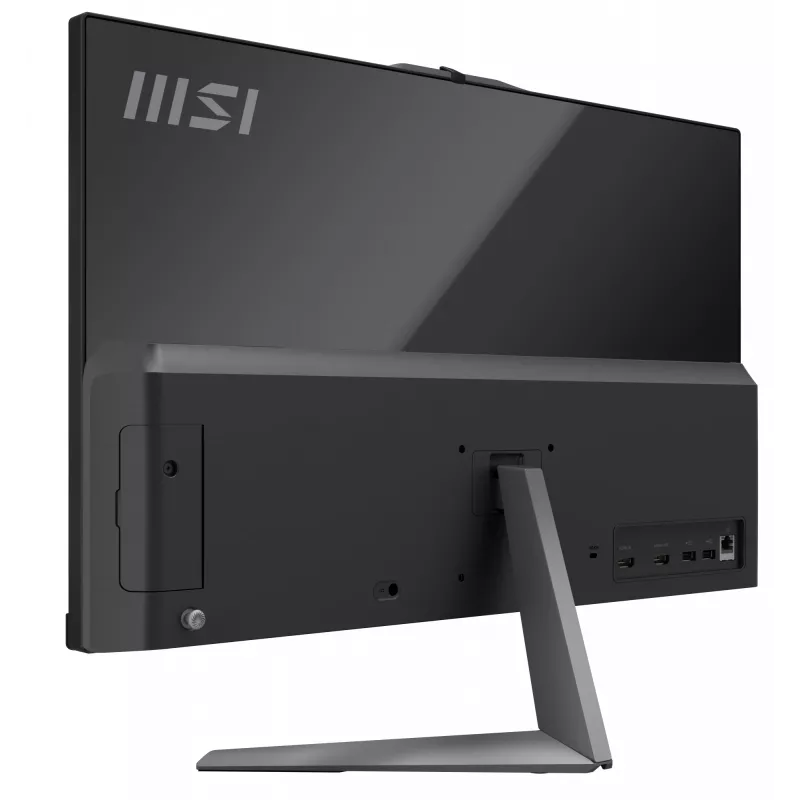 MSI Modern AM242P 1M-1204DE All-in-One kompiuteris, Intel Core 3 100U, 60,5 cm (23,8 colio) 1920 x 1080 pikselių, 16 GB DDR5-SDRAM, 256 GB SSD, Windows 11 Pro, Wi-Fi 6E (802.11ax), juodas