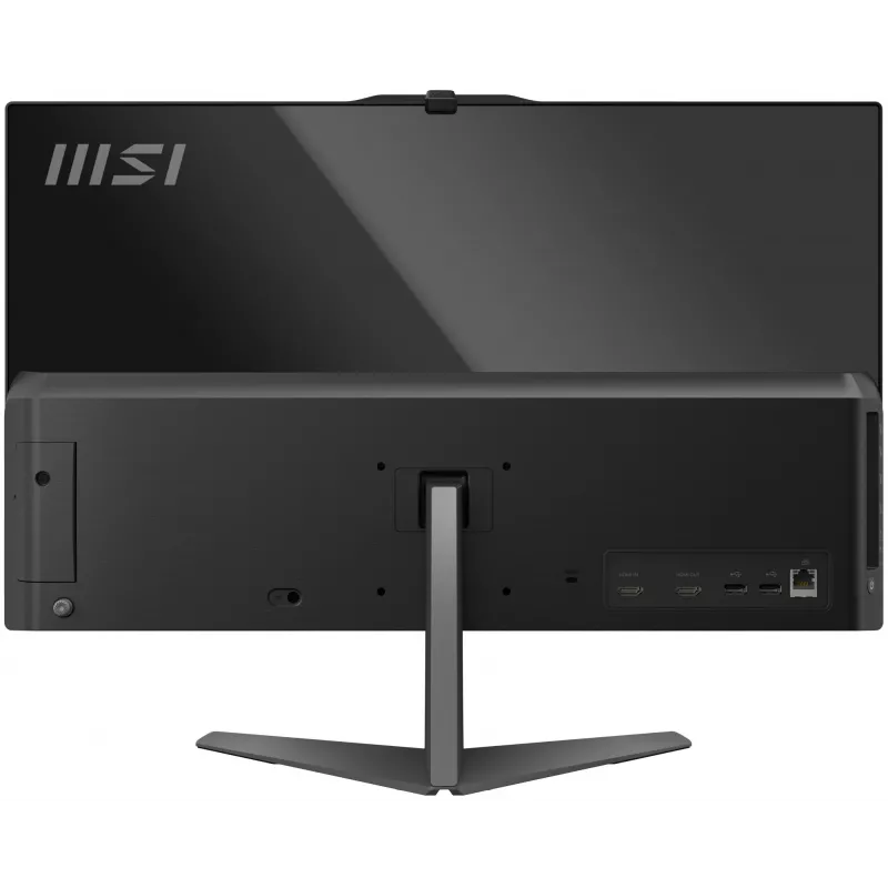 MSI Modern AM242P 1M-1204DE All-in-One kompiuteris, Intel Core 3 100U, 60,5 cm (23,8 colio) 1920 x 1080 pikselių, 16 GB DDR5-SDRAM, 256 GB SSD, Windows 11 Pro, Wi-Fi 6E (802.11ax), juodas
