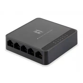 LevelOne 5 prievadų Gigabit Ethernet jungiklis, GEU-0522