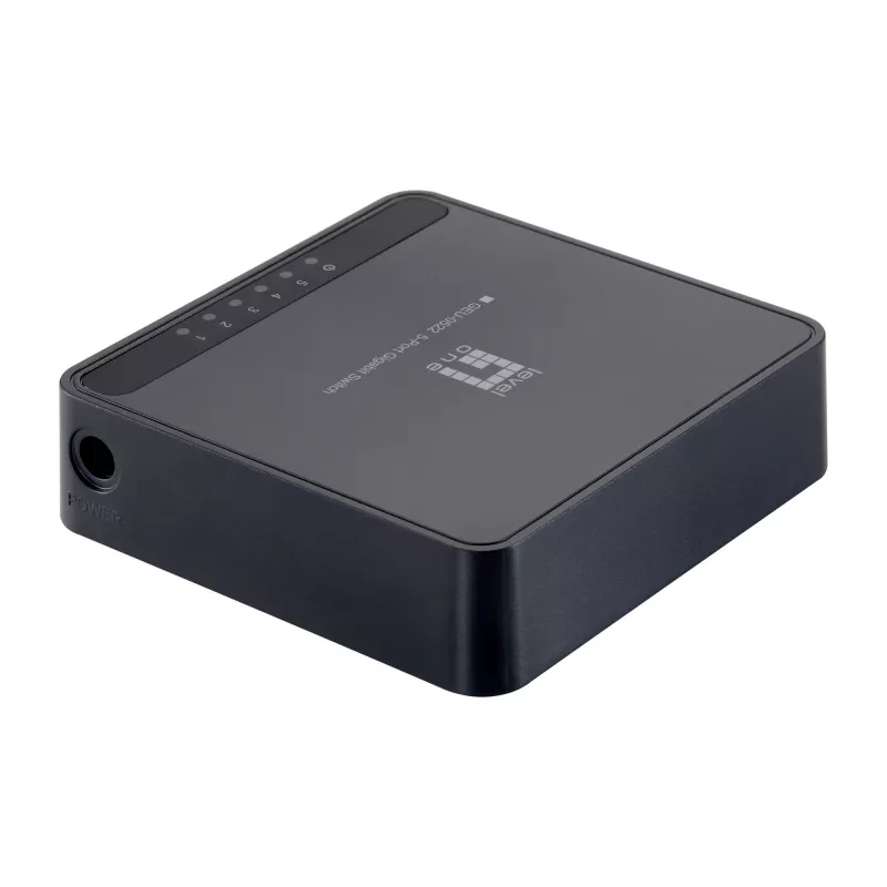 LevelOne 5 prievadų Gigabit Ethernet jungiklis, GEU-0522