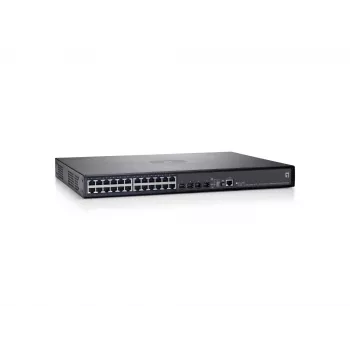 LevelOne GEL-2691 26 prievadų sukraunamas L3 valdomas gigabitinio eterneto komutatorius, 4 SFP/RJ45 kombinuoti prievadai, 2 modulių lizdai 10 gigabitų