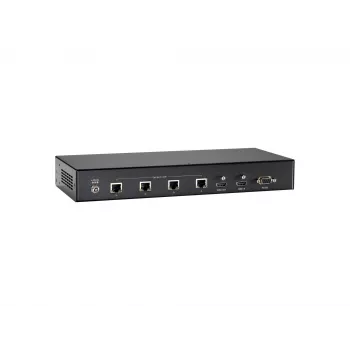 LevelOne HDMI per Cat.5 siųstuvas, HDBaseT, 100 m, 4 kanalų išėjimai, 802.3af PoE