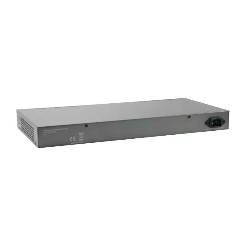 LevelOne TURING 26-Port Web Smart Gigabit PoE Switch, 24 PoE išėjimai, 2 x SFP/RJ45 Combo, 185W, 802.3at/af PoE