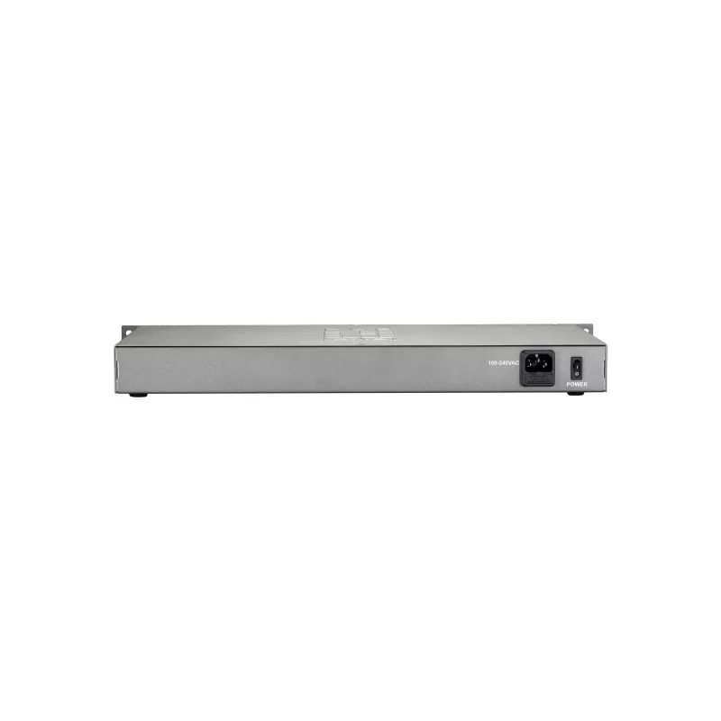 LevelOne 16 prievadų Fast Ethernet PoE jungiklis, 802.3at/af PoE, 150W