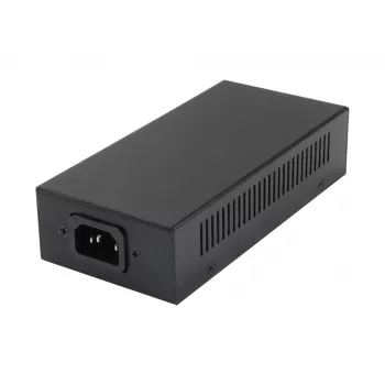 LevelOne Gigabit PoE Injector, 60W, 802.3at/af PoE, Gigabit Ethernet, 10/100/1000 Mbit/s, IEEE 802.3af, IEEE 802.3at, IEEE 802.3bt, Juoda, Maitinimas, 60 W