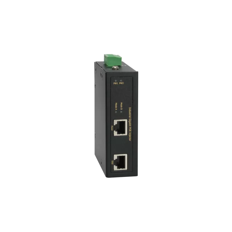 LevelOne pramoninis Gigabit PoE injektorius, 36 W, 802.3at/af PoE