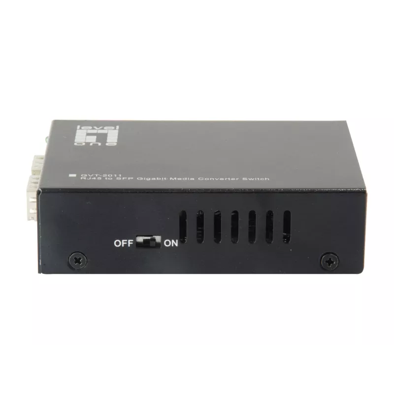 LevelOne GVT-2011 Gigabitinis medijos keitiklis su jungikliu, 2 x SFP, 1 x RJ45