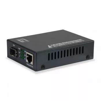 LevelOne GVT-2012 Gigabit medijos keitiklis, RJ45 į SFP, PoE PSE