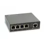 LevelOne GEP-0523 5 prievadų Gigabit PoE jungiklis, 802.3at/af PoE, 4 PoE išėjimai, 60 W