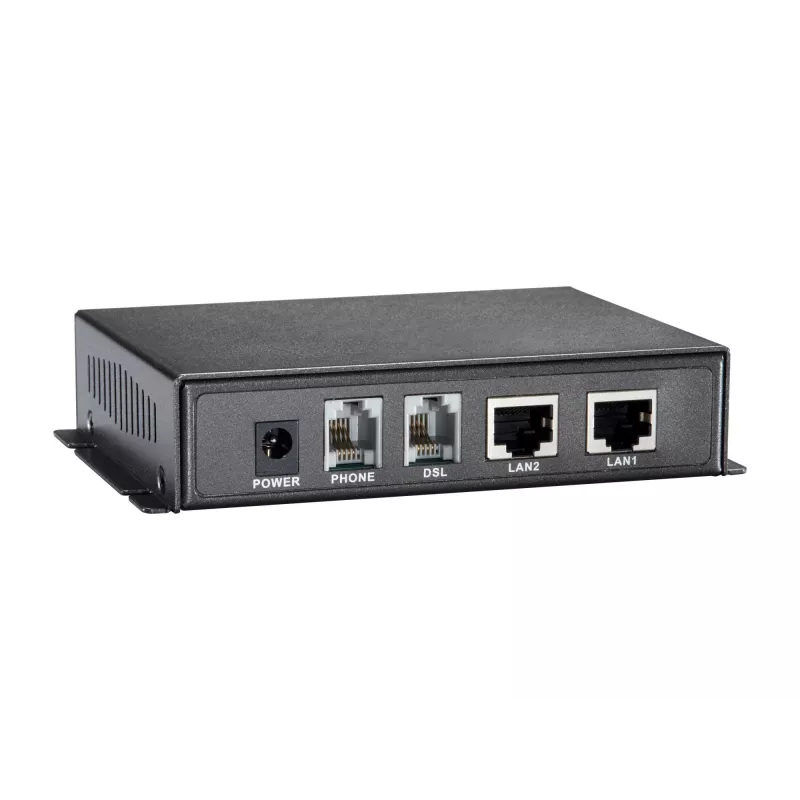 LevelOne VDS-1201 tinklo medijos keitiklis 100 Mbit/s juodas