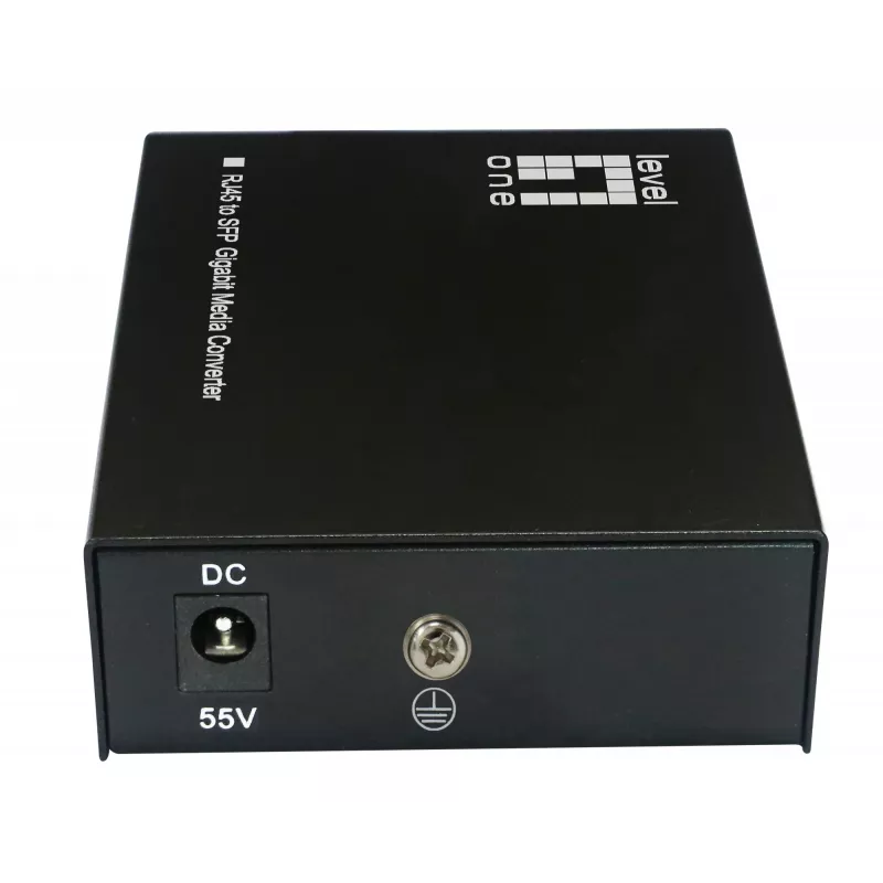 LevelOne GVT-2015 Gigabit medijos keitiklis RJ45 į SFP, 802.3bt 60W PoE PSE
