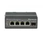 Industrinis tinklo jungiklis LevelOne IGU-0501 Gigabit Ethernet PoE juodas