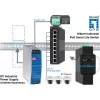 Valdomas jungiklis LevelOne Hilbert 8 pramoninis Gigabit PoE Smart Lite jungiklis