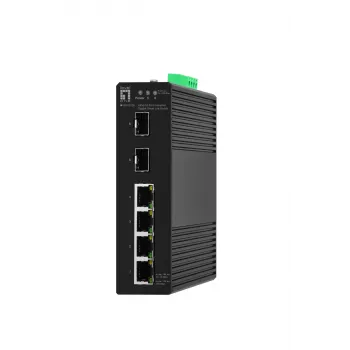 Valdomas jungiklis LevelOne Hilbert 6 pramoninis gigabitinis Smart Lite jungiklis