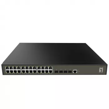 Valdiklis LevelOne GEL-2871 tinklo jungiklis Valdomas L2+ Gigabit Ethernet (10/100/1000) 1U Juodas