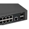 Valdomas L2 Gigabit Ethernet PoE komutatorius LevelOne GEP-2652, 24x PoE + 2x SFP, pilka