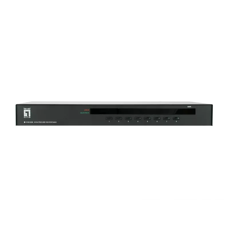 LevelOne 8 prievadų PS/2-USB VGA KVM jungiklis