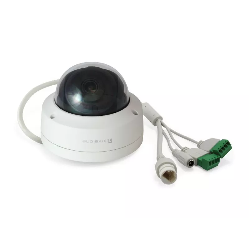 LevelOne GEMINI FCS-3404 fiksuoto objektyvo kupolinė IP vaizdo kamera, 6 MP, H.265, 802.3af PoE, vidaus/lauko