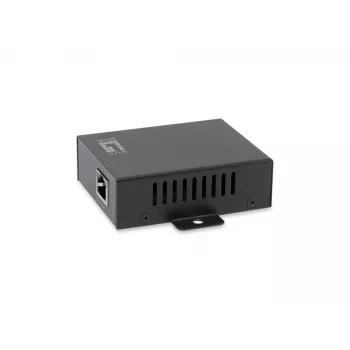 LevelOne 1-Port RJ-45 Gigabit PoE kartotuvas, IEEE 802.3, IEEE 802.3af, IEEE 802.3at, IEEE 802.3u, IEEE 802.3x, juodas, 100 m, RoHS, UKCA, CE, 0 - 40 °C, 0 - 90%