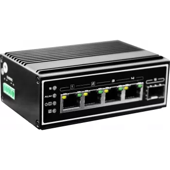 LevelOne IGP-0502 tinklo jungiklis Nevaldomas Gigabit Ethernet (10/100/1000) Power over Ethernet (PoE) Juoda