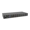 LevelOne 16 prievadų PS/2-USB VGA KVM jungiklis, 2048 x 1536 pikseliai, montavimas į stovą, 1U, juoda