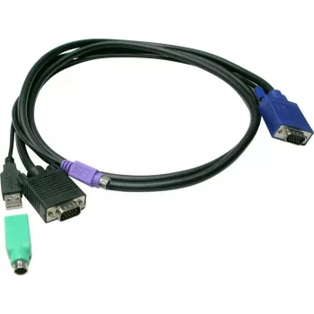 LevelOne 5,0 m KVM kabelis, skirtas KVM-3208 / KVM-3216