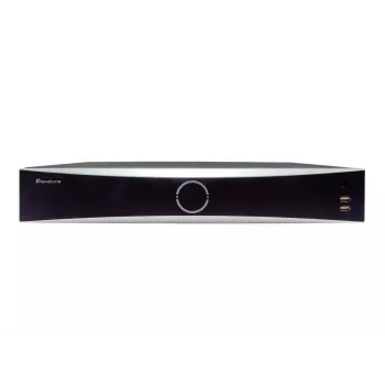 Tinklinis vaizdo registratorius LEVELONE NVR-0411 – 32 kanalai, 4096×2160, 10 TB SATA, PoE 16 W/port, 17x RJ-45, USB 2x2