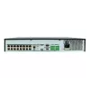 LevelOne NVR-0411 GEMINI 32 kanalų tinklinis vaizdo įrašymo įrenginys, 16 PoE jungčių (16 W/jungtis), 4096 x 2160, H.265, 4x SATA HDD iki 10 TB, juodas/pilkas