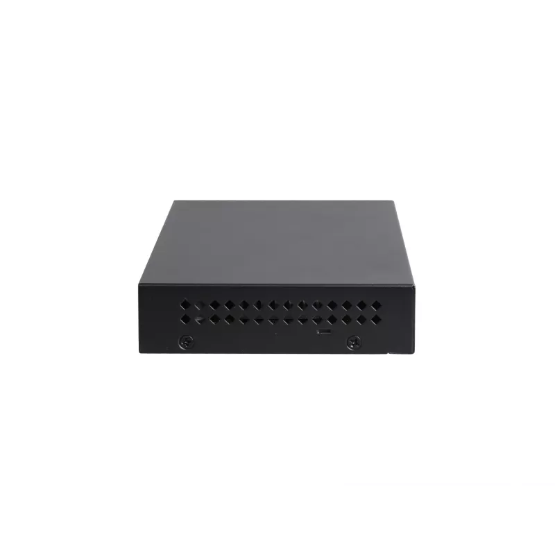 5 prievadų nevaldomas 2,5G Ethernet komutatorius LEVELONE GEU-0525 — 5× 2,5G RJ-45, 25 Gbit/s perjungimas, montuojamas ant sienos