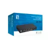 5 prievadų nevaldomas 2,5G Ethernet komutatorius LEVELONE GEU-0525 — 5× 2,5G RJ-45, 25 Gbit/s perjungimas, montuojamas ant sienos