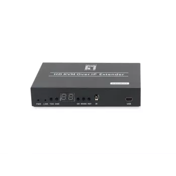 AV siųstuvas LEVELONE HVE-6701T – HDMI 1.3b, iki 1920×1080, Cat5e/Cat6/Cat7, Mini-USB, 12V DC