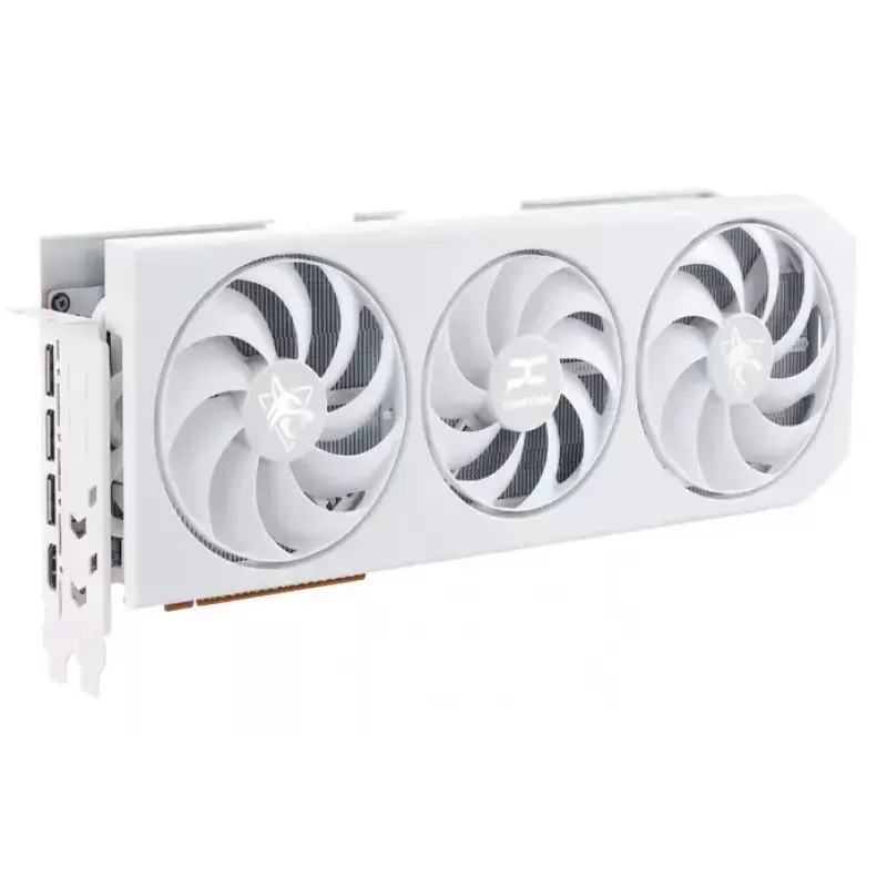 Vaizdo plokštė PowerColor Hellhound Radeon RX 9070 XT 16 GB GDDR6, 256 bitų, PCIe 5.0, 3x DP 2.1a + HDMI 2.1b, 340 mm, balta, OC