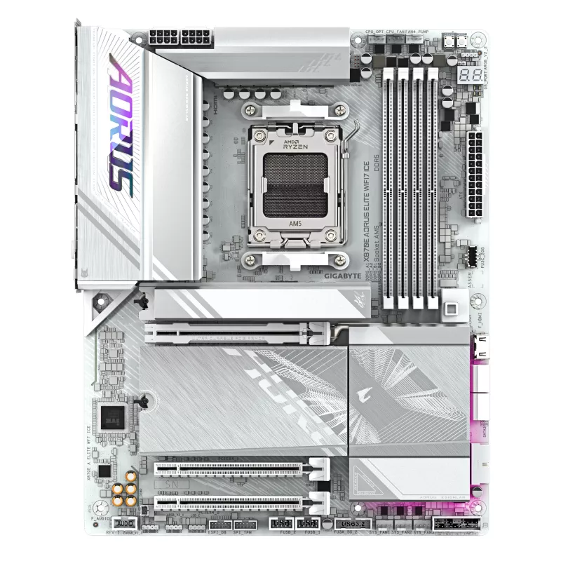 GIGABYTE X870E AORUS ELITE WIFI7 ICE motininė plokštė