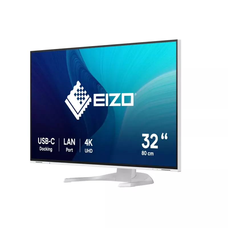 EIZO FlexScan EV3240X-WT monitor 80 cm (31,5 colio) 3840 x 2160 pikselių 4K Ultra HD LCD Baltas