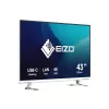 EIZO FlexScan EV4340X-WT monitor kompiuterinis 108 cm (42,5 colio) 3840 x 2160 pikselių 4K Ultra HD LCD baltas