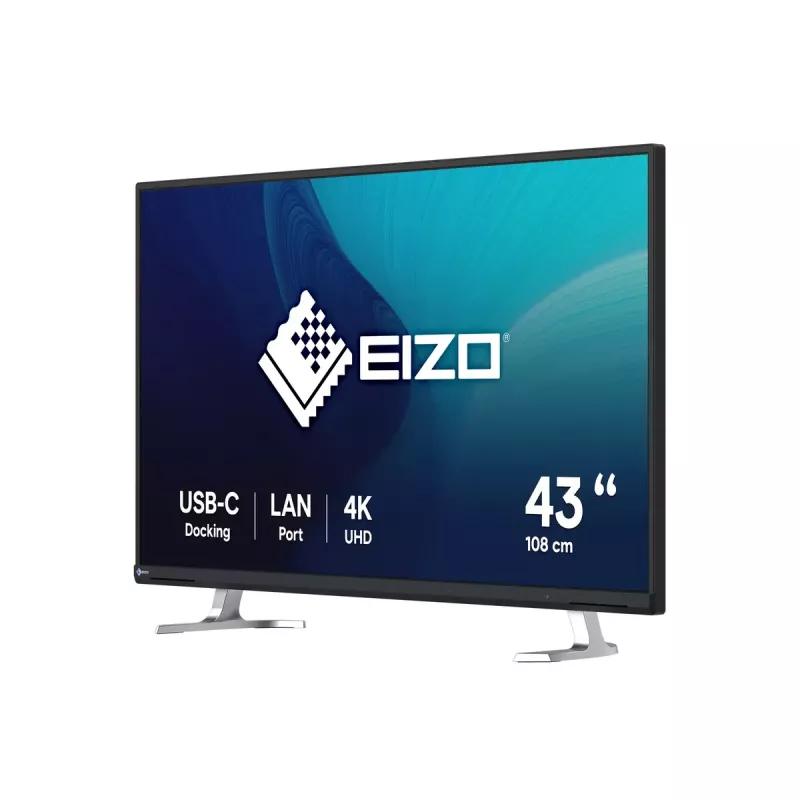 EIZO FlexScan EV4340X-BK monitor 108 cm (42,5 colio) 3840 x 2160 4K Ultra HD LCD juodas